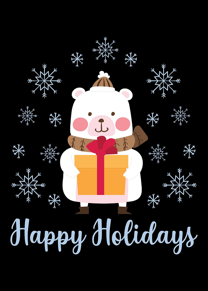 Happy Holidays Eisbr Ge
