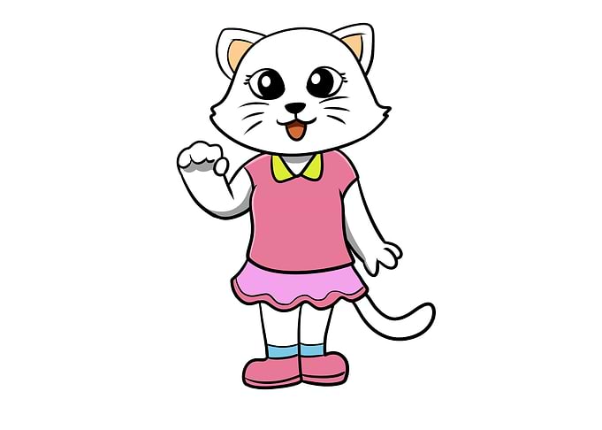 Woman Cat