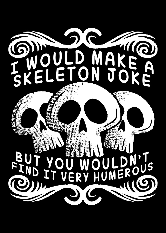 Skeleton Halloween Funny