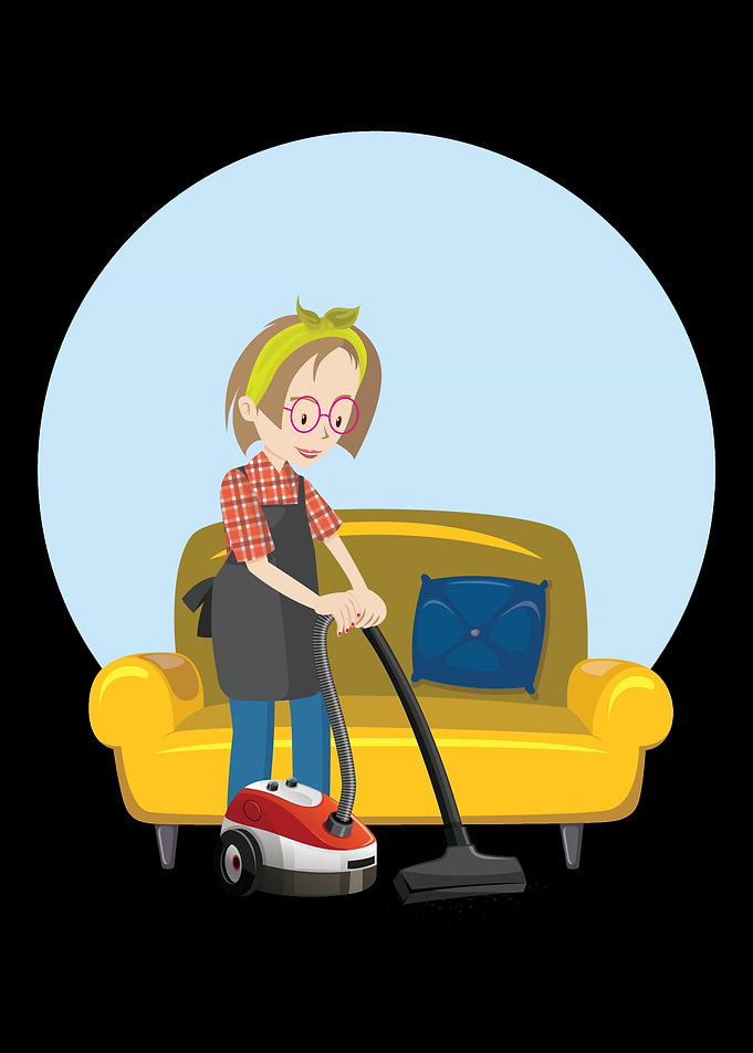 Woman Clean Janitor Janito