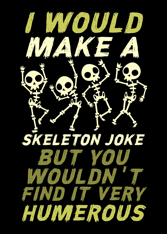 Skeleton Halloween Funny