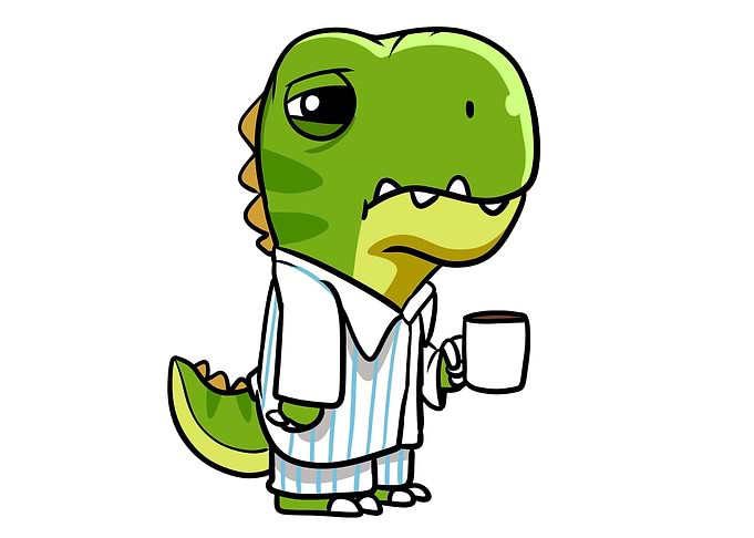Sleepy Dinosaur