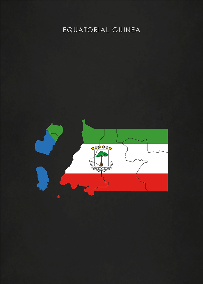 Equatorial Guinea FlagMap