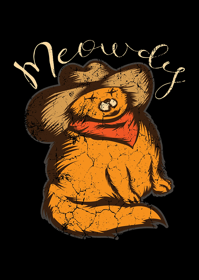 Meowdy Cowboy Cats Kitten