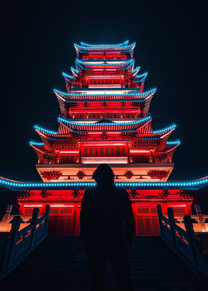Illuminated Temple