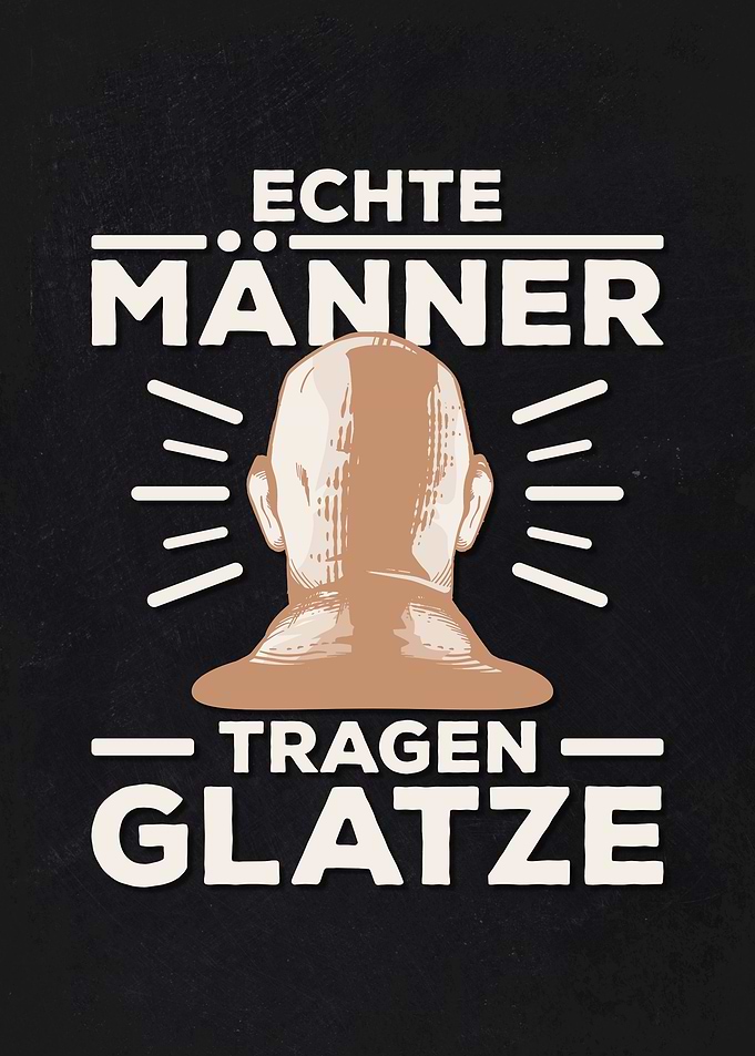 Echte Maenner Glatze