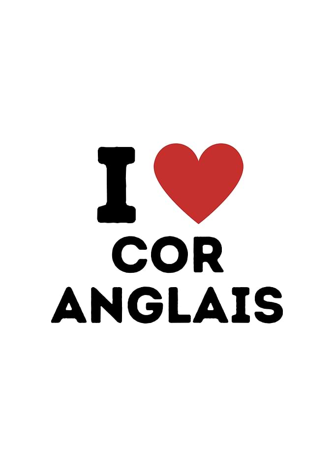 I Love Cor Anglais Simple