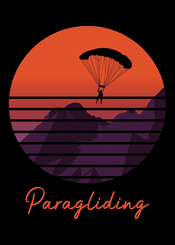Paragliding Retro