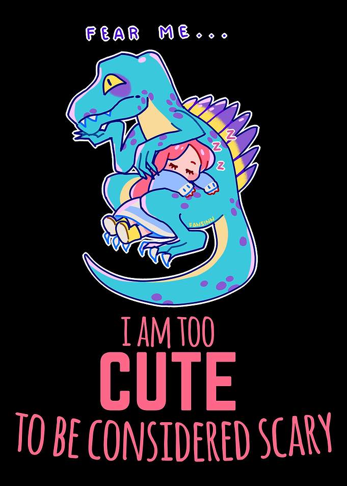 sleeping girl dinosaur gif