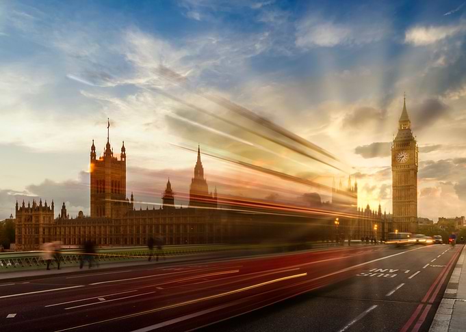 Westminster evening mood