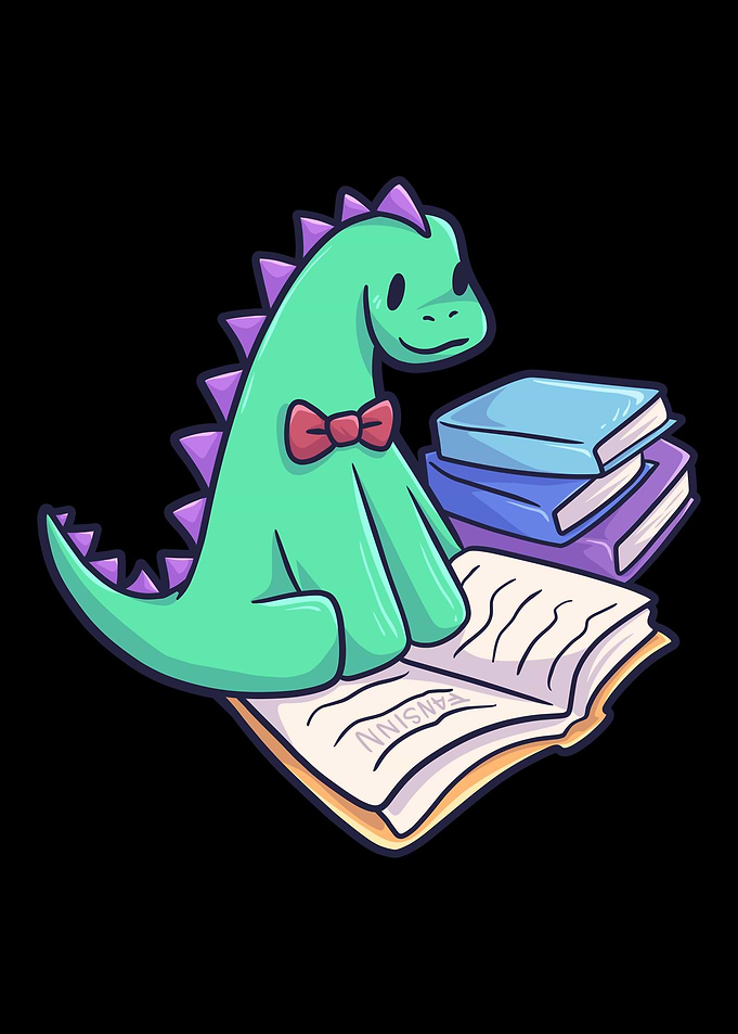 One More Chapter dinosaur