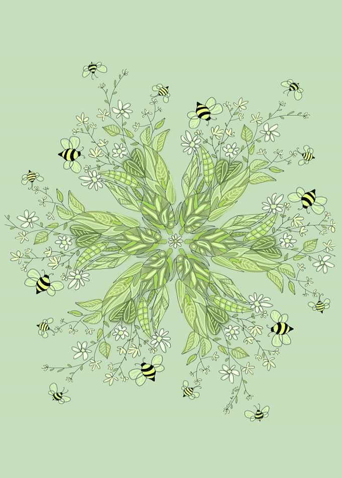 Bee Mandala