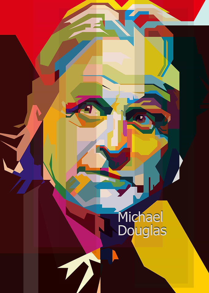 Michael Douglas Pop Art