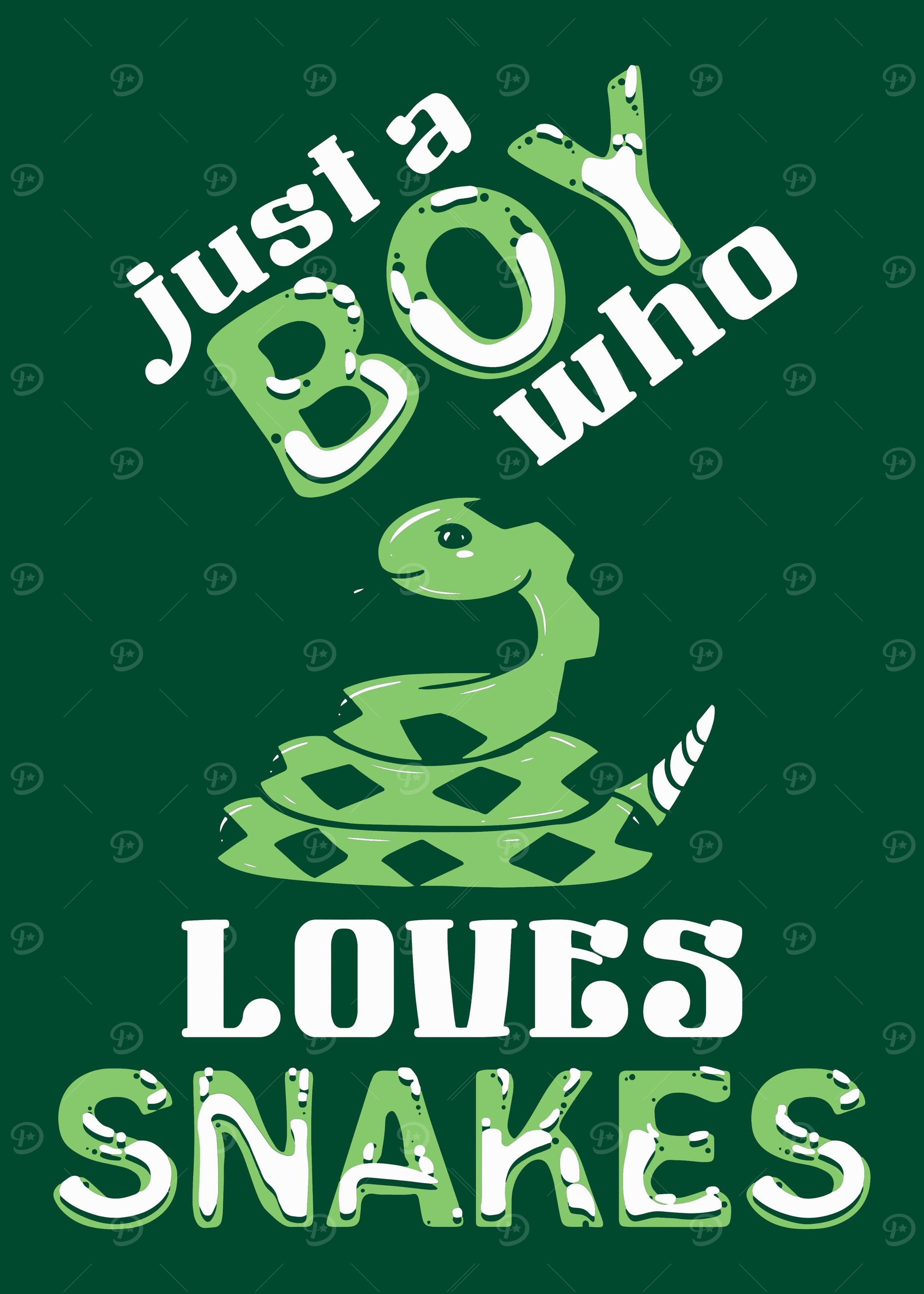 A Boy Who Loves Snakes