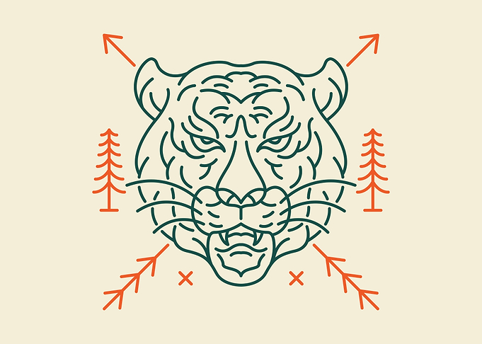 Wild Tiger Head