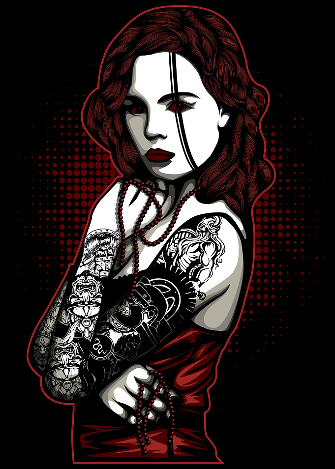 Tattoo Vampire Woman