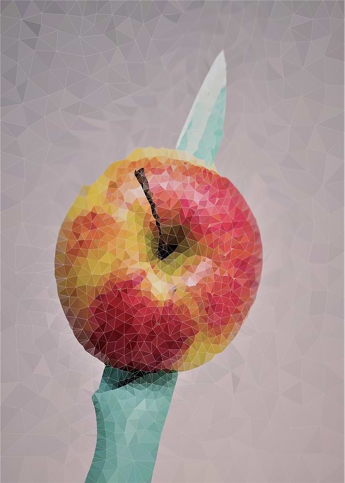 Knife through Apple