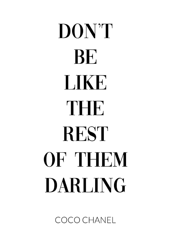 Coco Chanel Quote