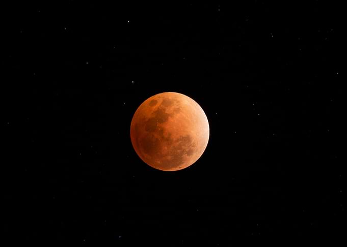 The red moon