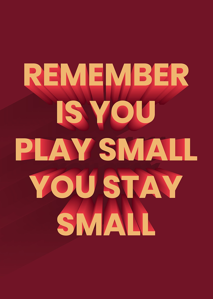 3D Motivational Quote