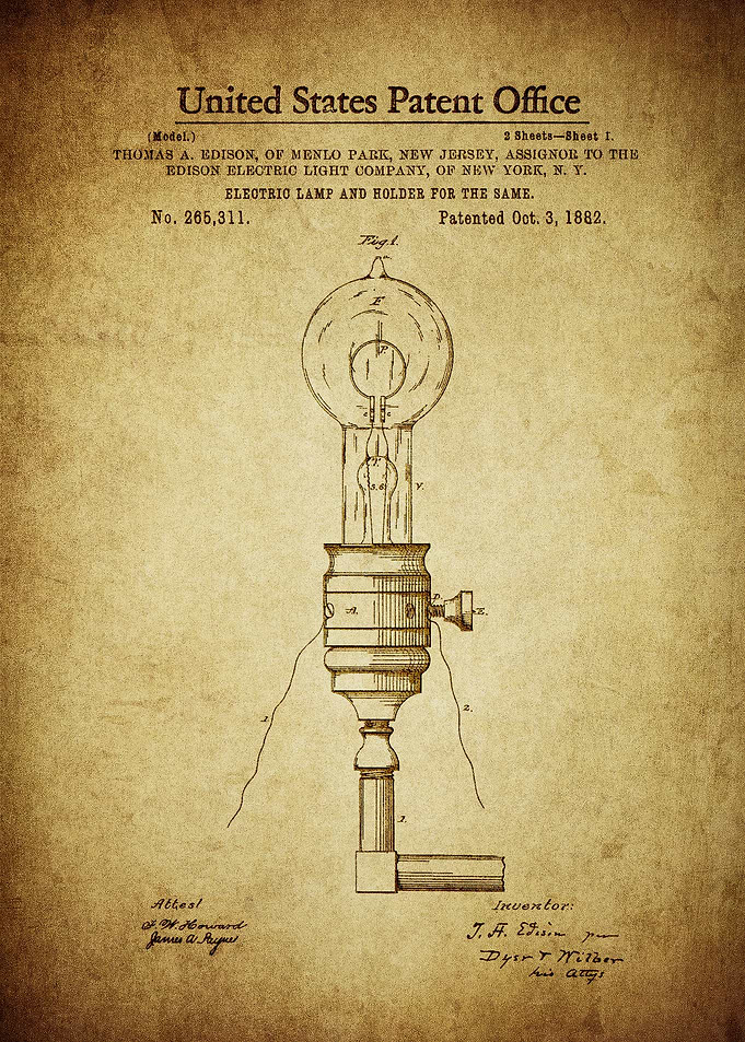 Edison Electric Lamp