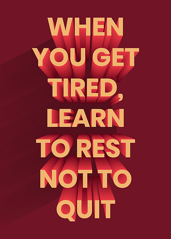 3D motivational quote