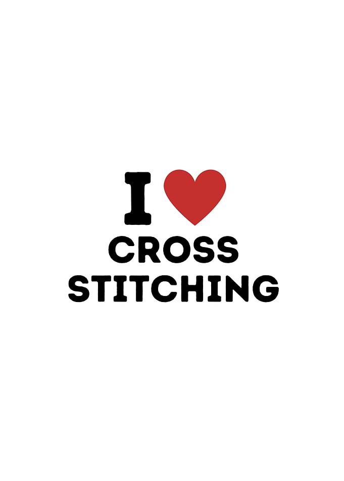 I Love Cross Stitching
