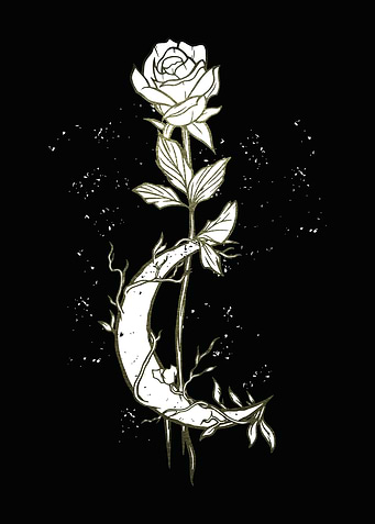Occult Moon Rose