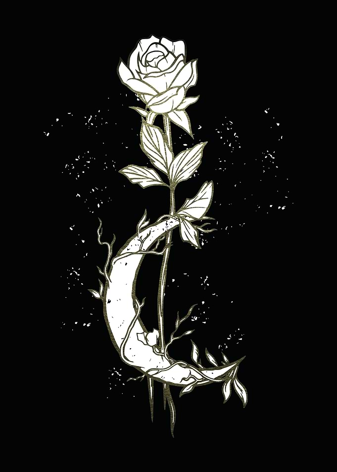Occult Moon Rose
