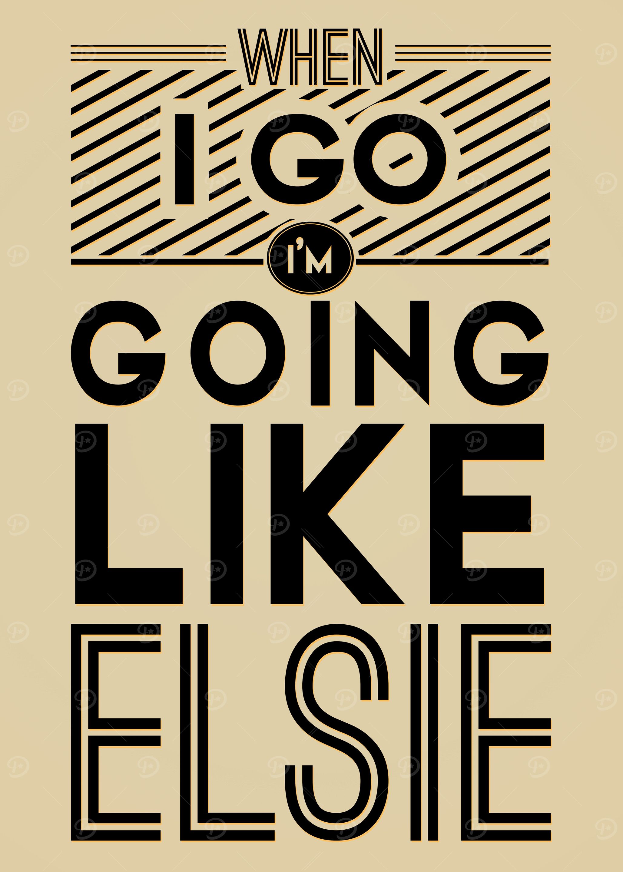 Going Like Elsie