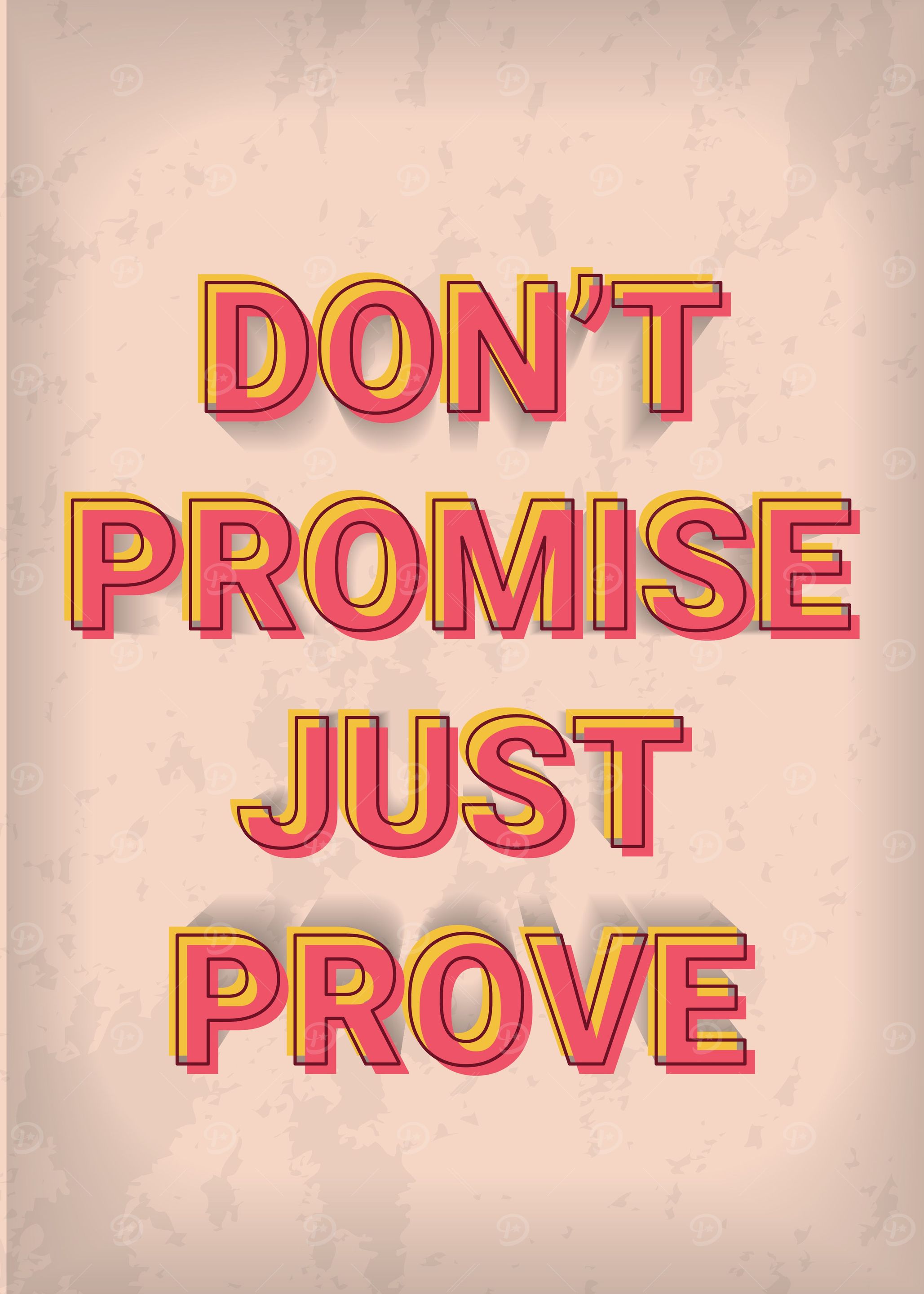 Vintage Motivational Quote