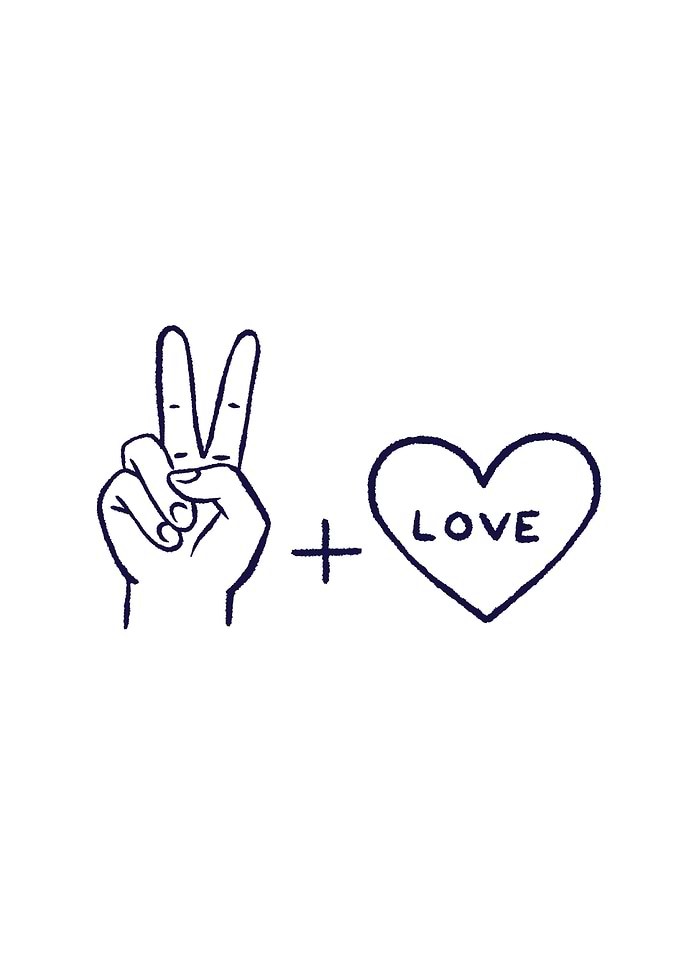 PEACE AND LOVE
