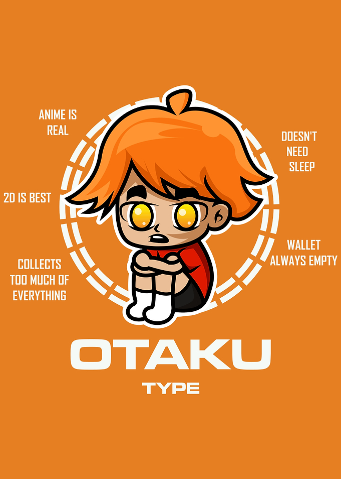 Otaku Type Anime Orange
