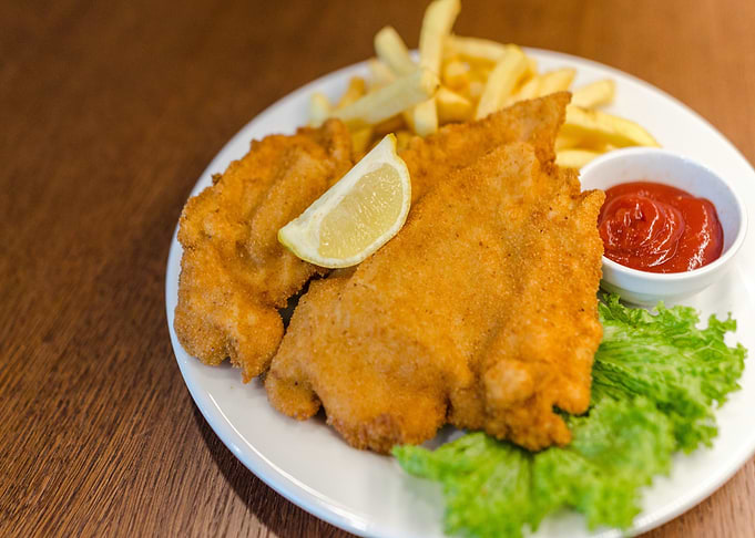 chicken food orange