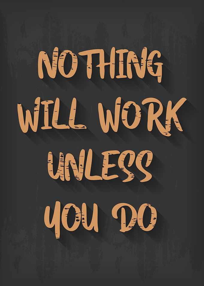 Vintage Motivation Quote