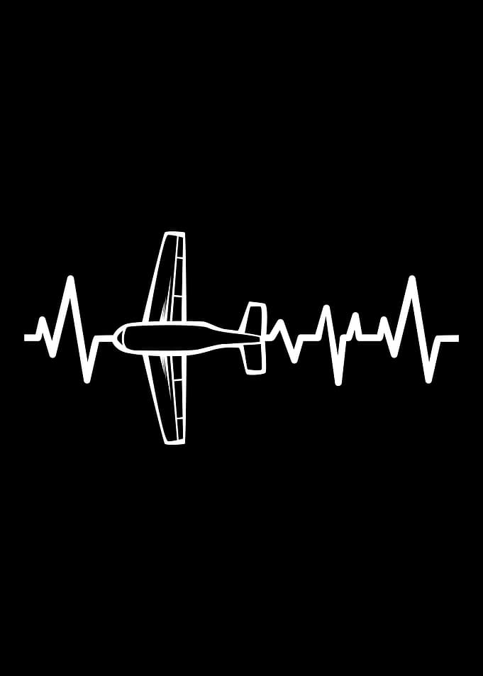 Airplane Pilot Heartbeat P