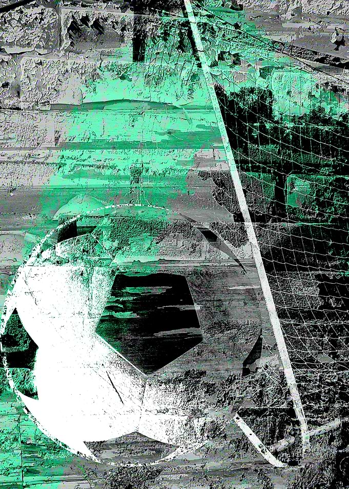 Soccer art print w 4