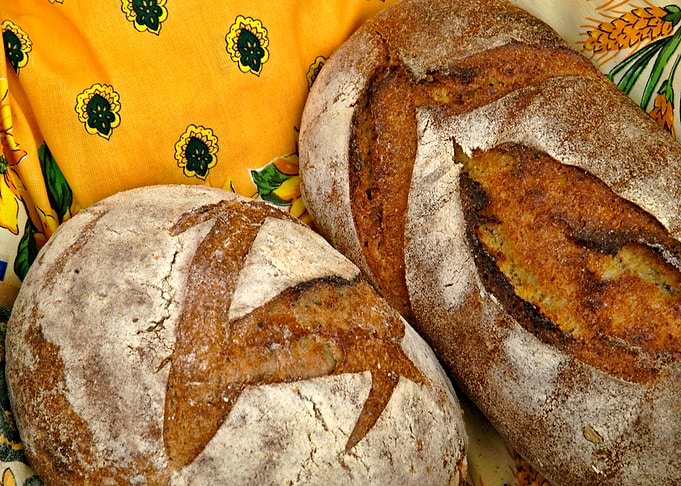 Tasty crunchy bread