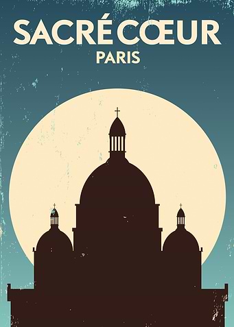 France Poster SacrCoeur