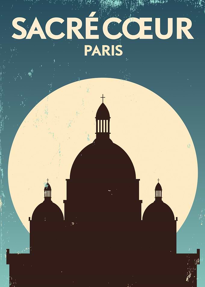 France Poster SacrCoeur