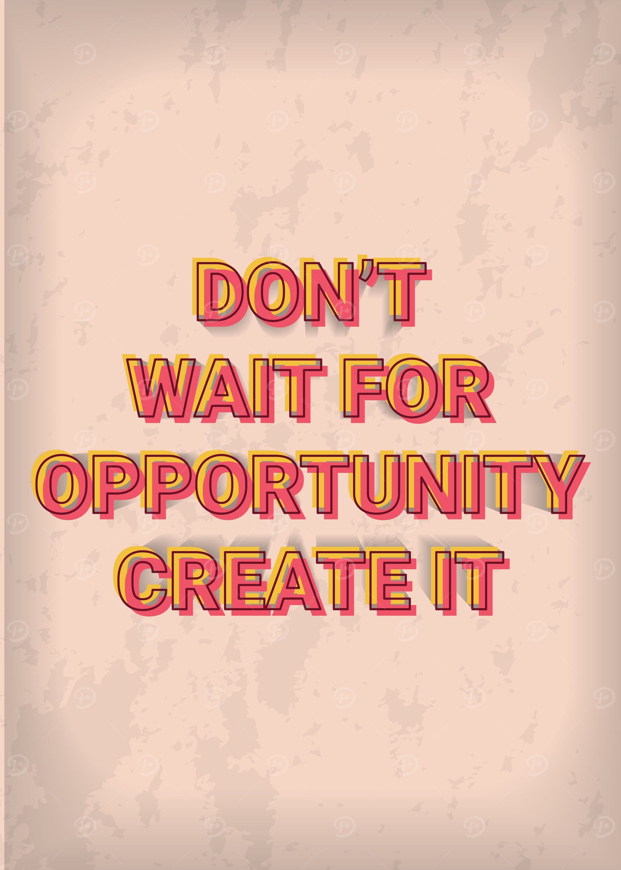 Vintage Motivation Quote