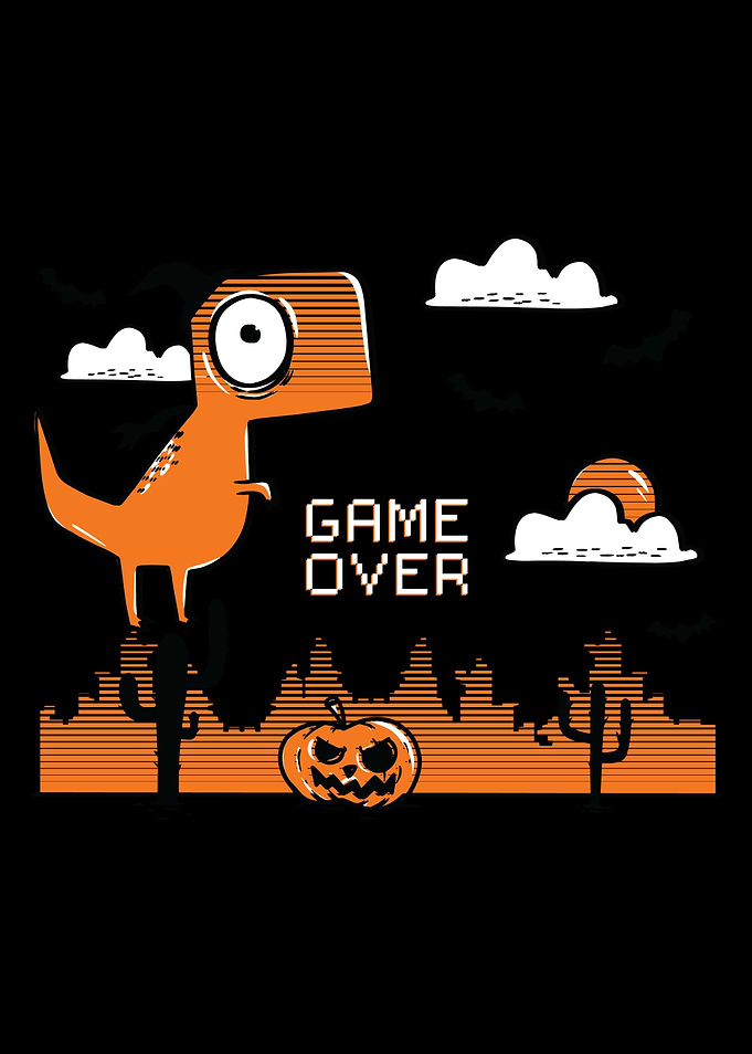 FUNNY DINOSAUR HALLOWEEN