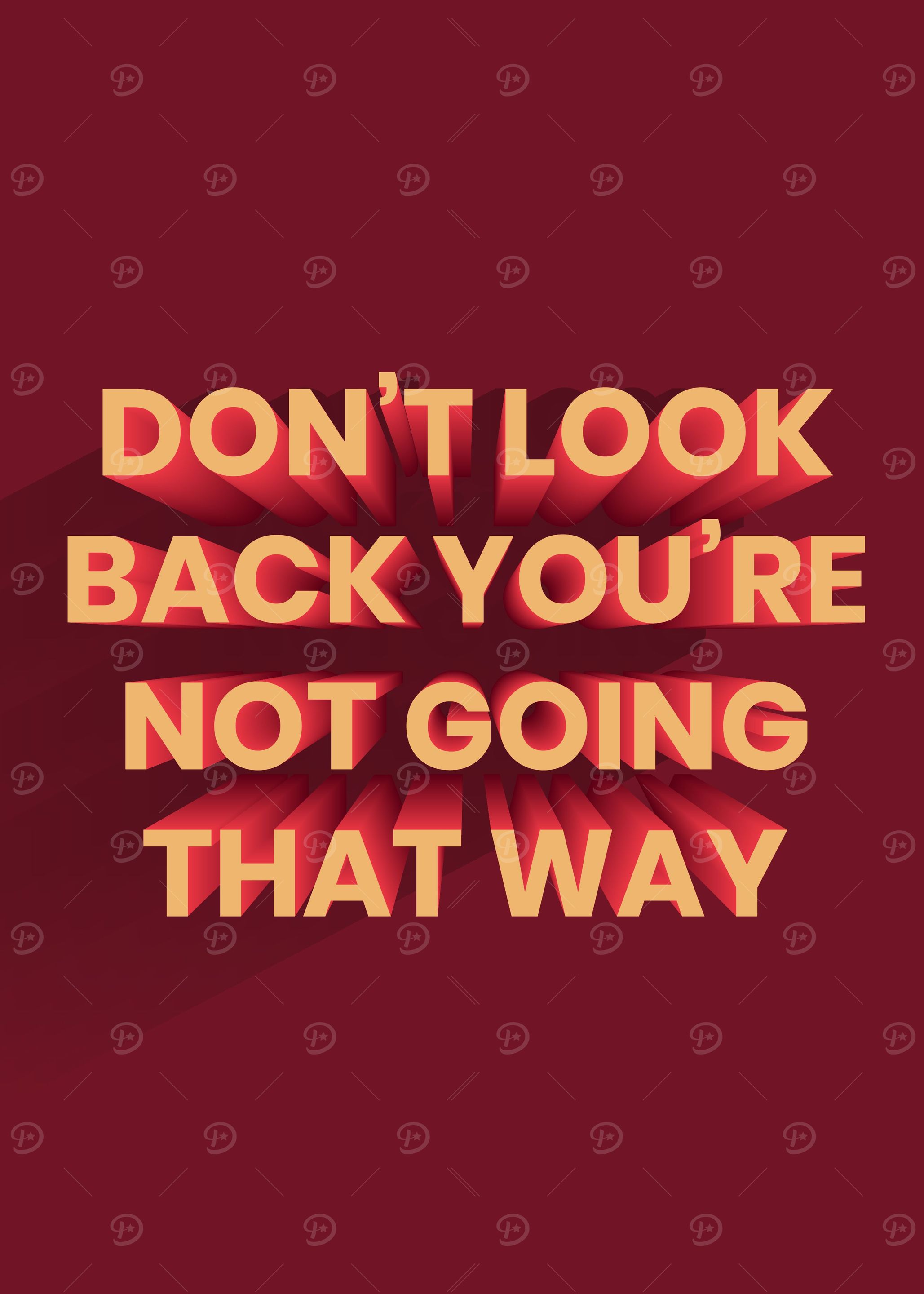 3D Motivation Quote