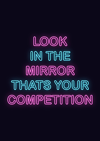 Neon Motivation Quote