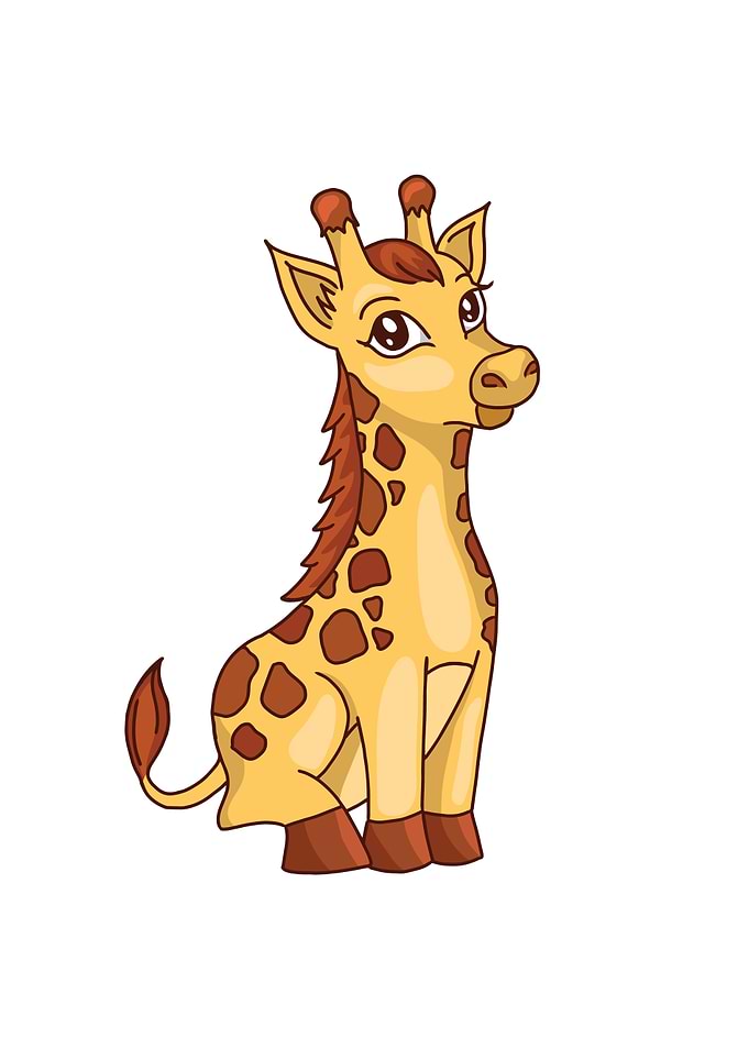 CUTE BABY GIRAFFE