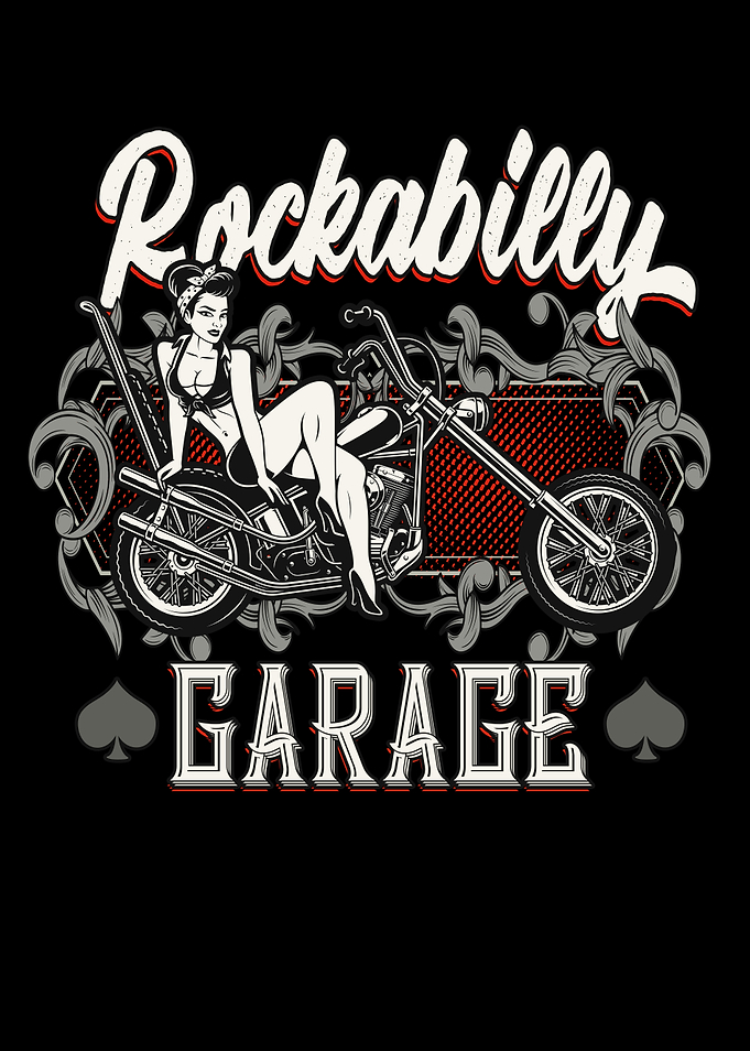 Rockabilly Garage Biker