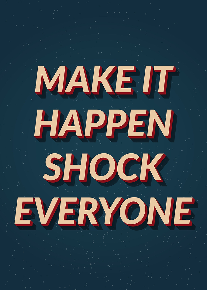Vintage Motivation Quote