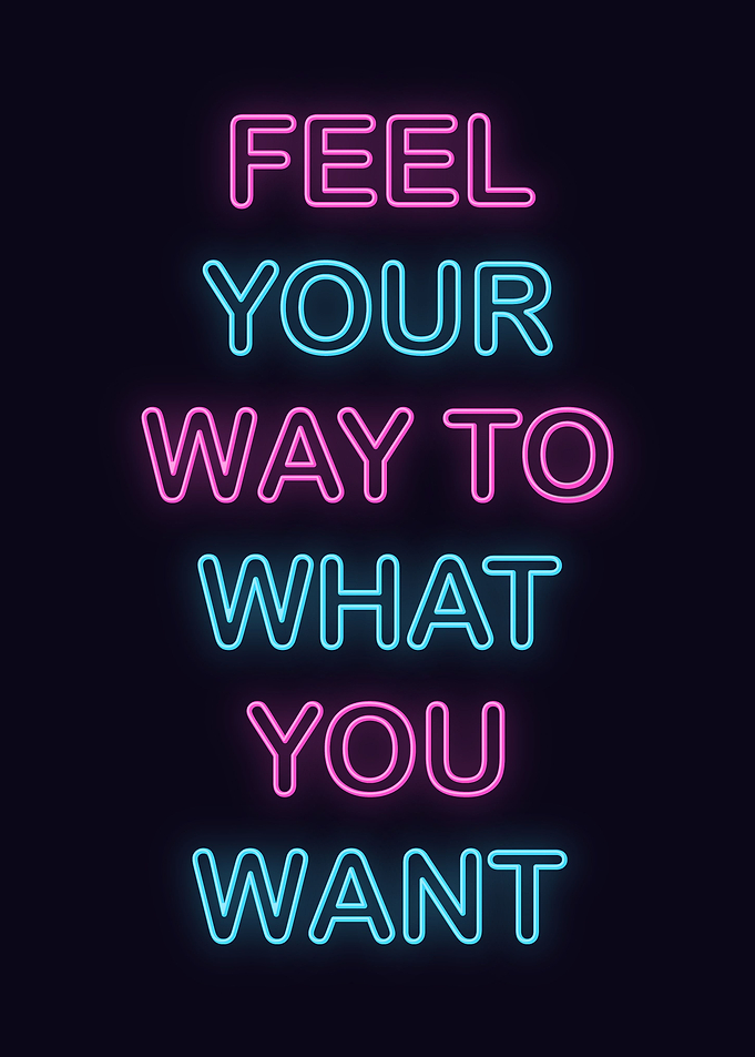 Neon Motivation Quote