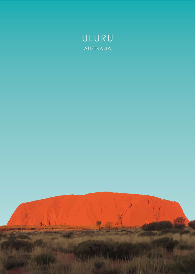 Uluru Australia Artwork