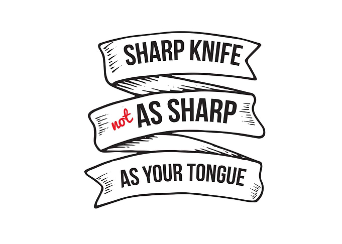 sharp knife not as sharp